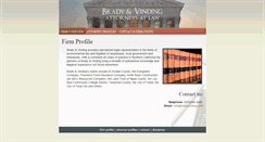 Desktop Screenshot of bradyvinding.com